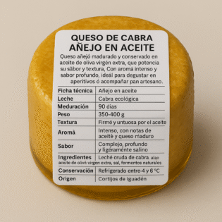 Queso de Cabra - Añejo en Aceite