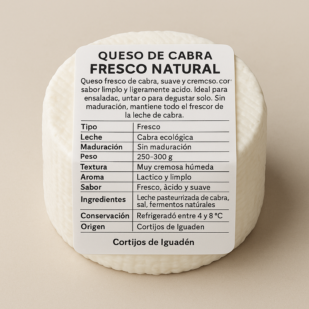 Queso de Cabra - Fresco Natural